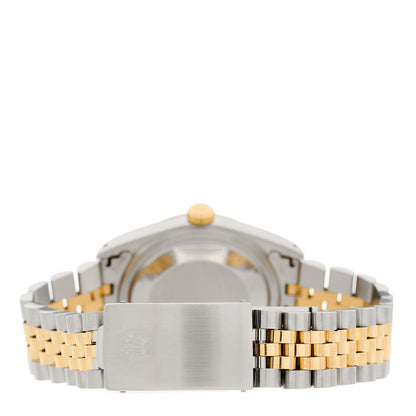 Rolex Stainless Steel 18K Yellow Gold 36mm Oyster Perpetual Datejust Watch Champagne 16233 3 of 4