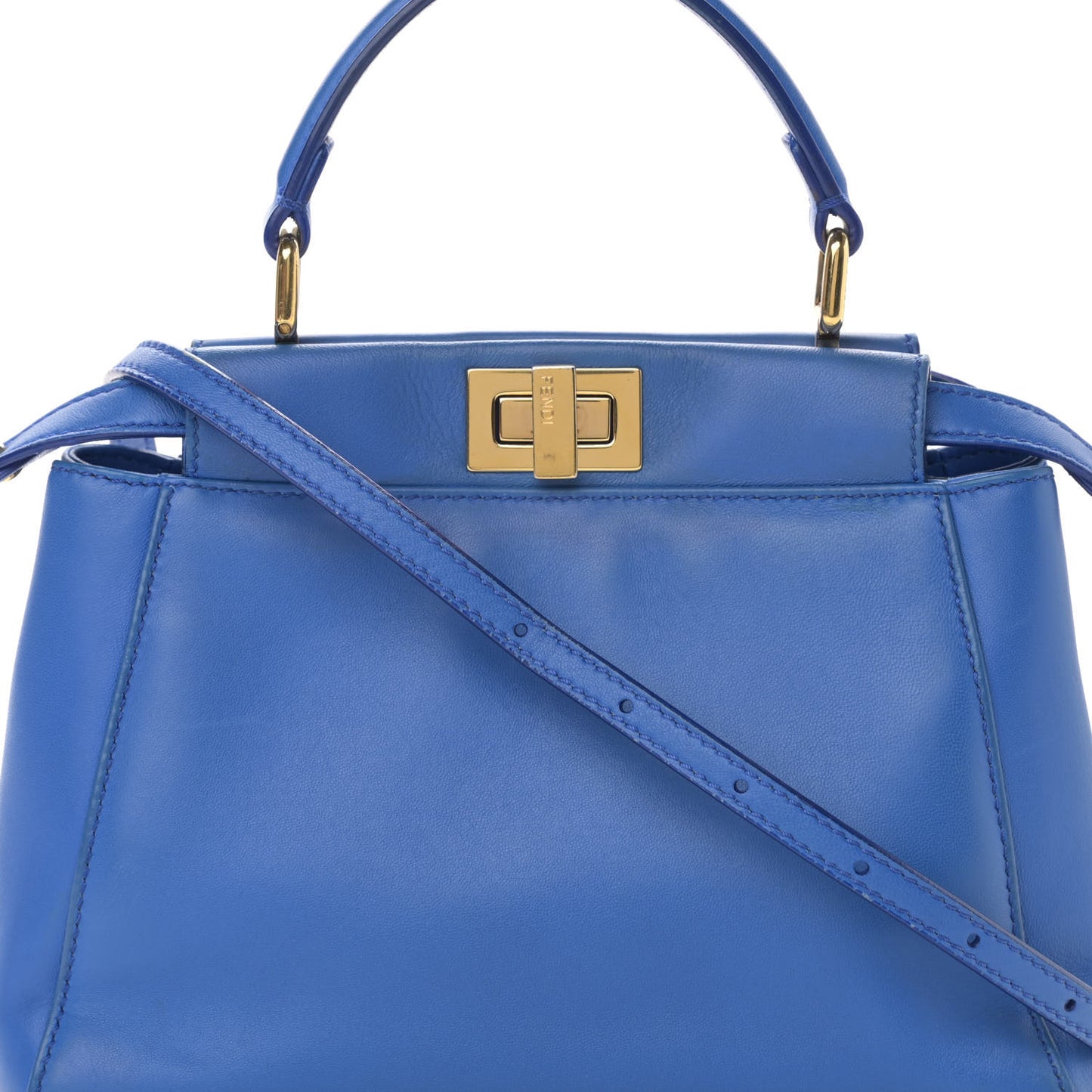 Nappa Mini Peekaboo Iconic Satchel Bleuette