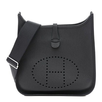 Hermes Taurillon Clemence Evelyne III PM Caban 1 of 11