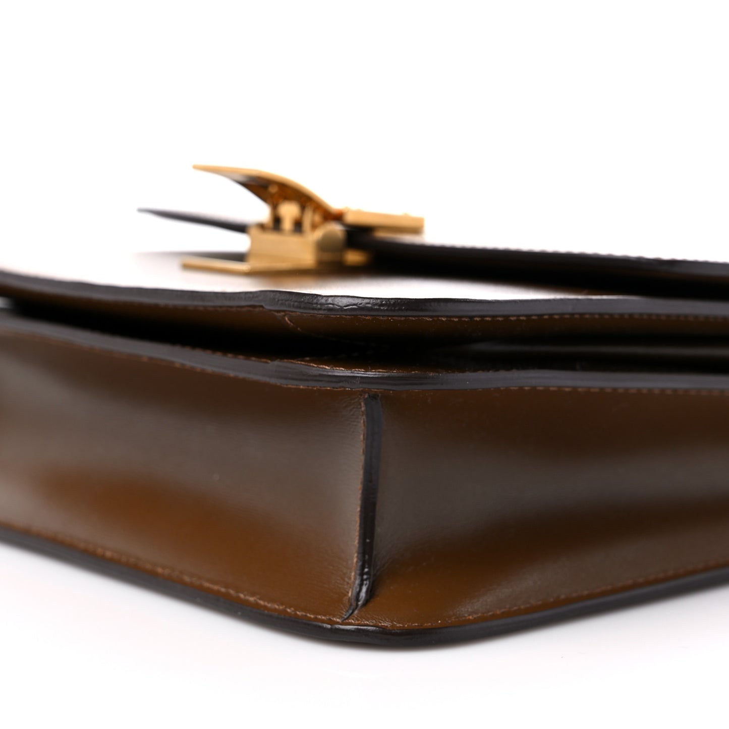 Box Calfskin Teen Classic Box Flap Bag Camel