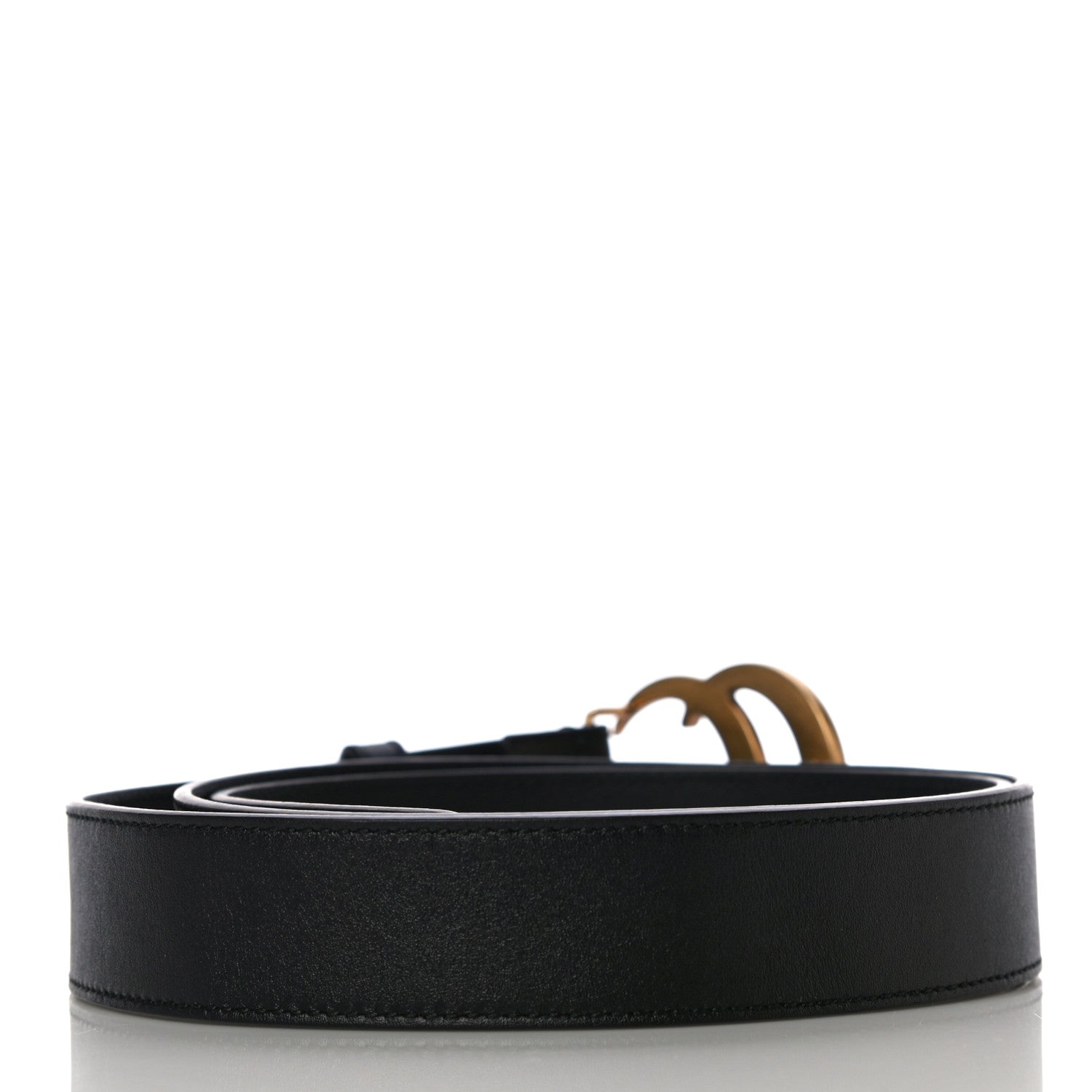 Gucci Calfskin Double G 30mm Belt 100 40 Black 3 of 6