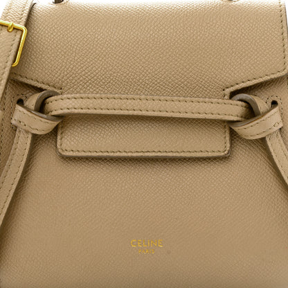 Celine Grained Calfskin Pico Belt Bag Light Taupe 8 of 10