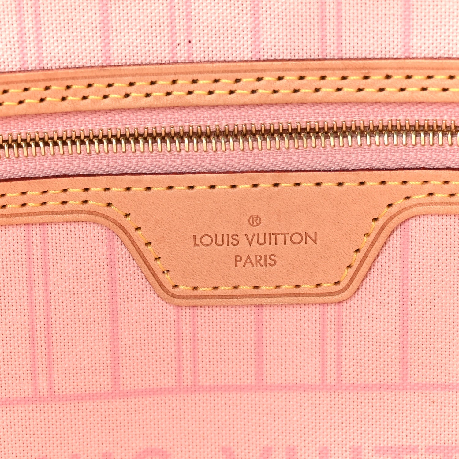 Louis Vuitton Damier Azur Neo Neverfull MM Rose Ballerine 7 of 9