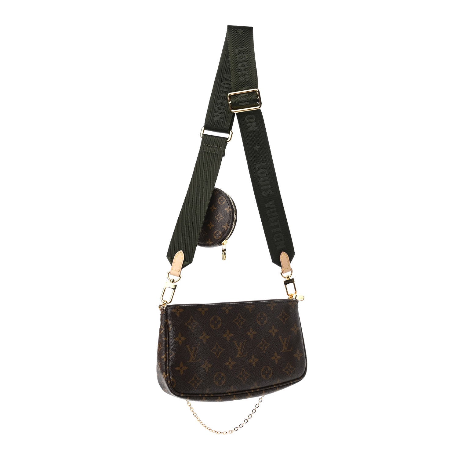 Louis Vuitton Monogram Multi Pochette Accessories Kaki 3 of 10