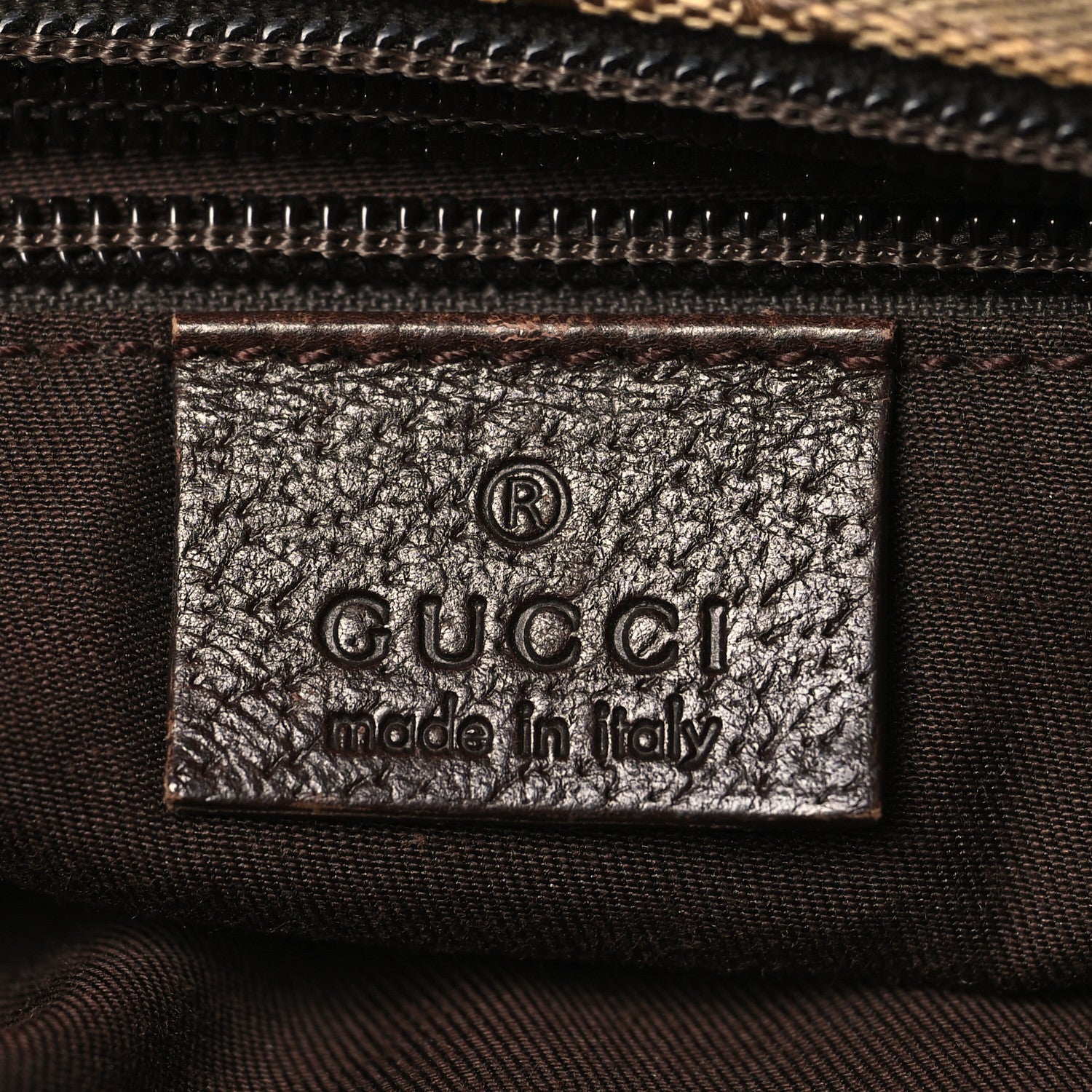 Gucci Monogram Web Small Flat Messenger Bag Brown 6 of 11