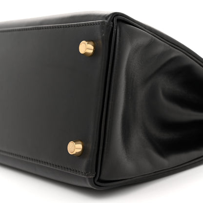Hermes Box Kelly Retourne 28 Black 10 of 14