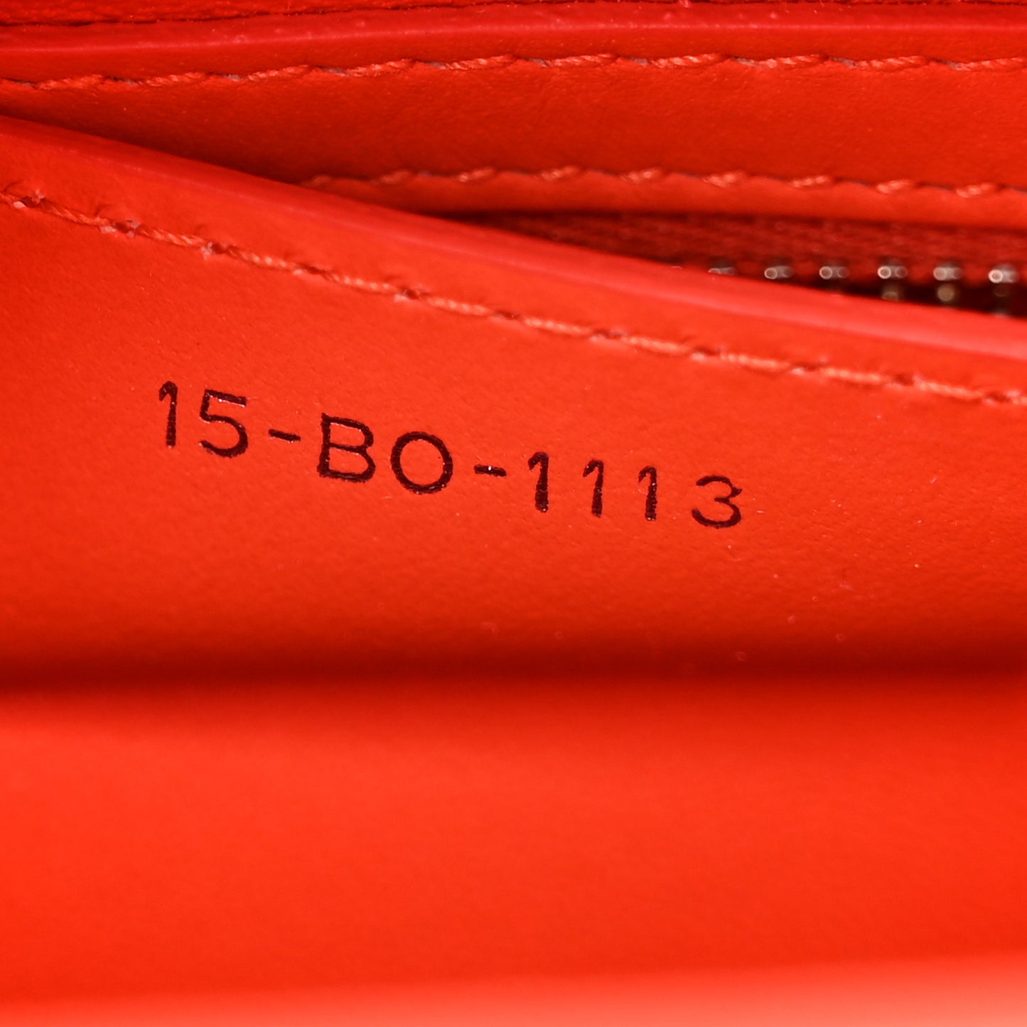 Ultra Matte Calfskin Cannage Medium Lady Dior Orange