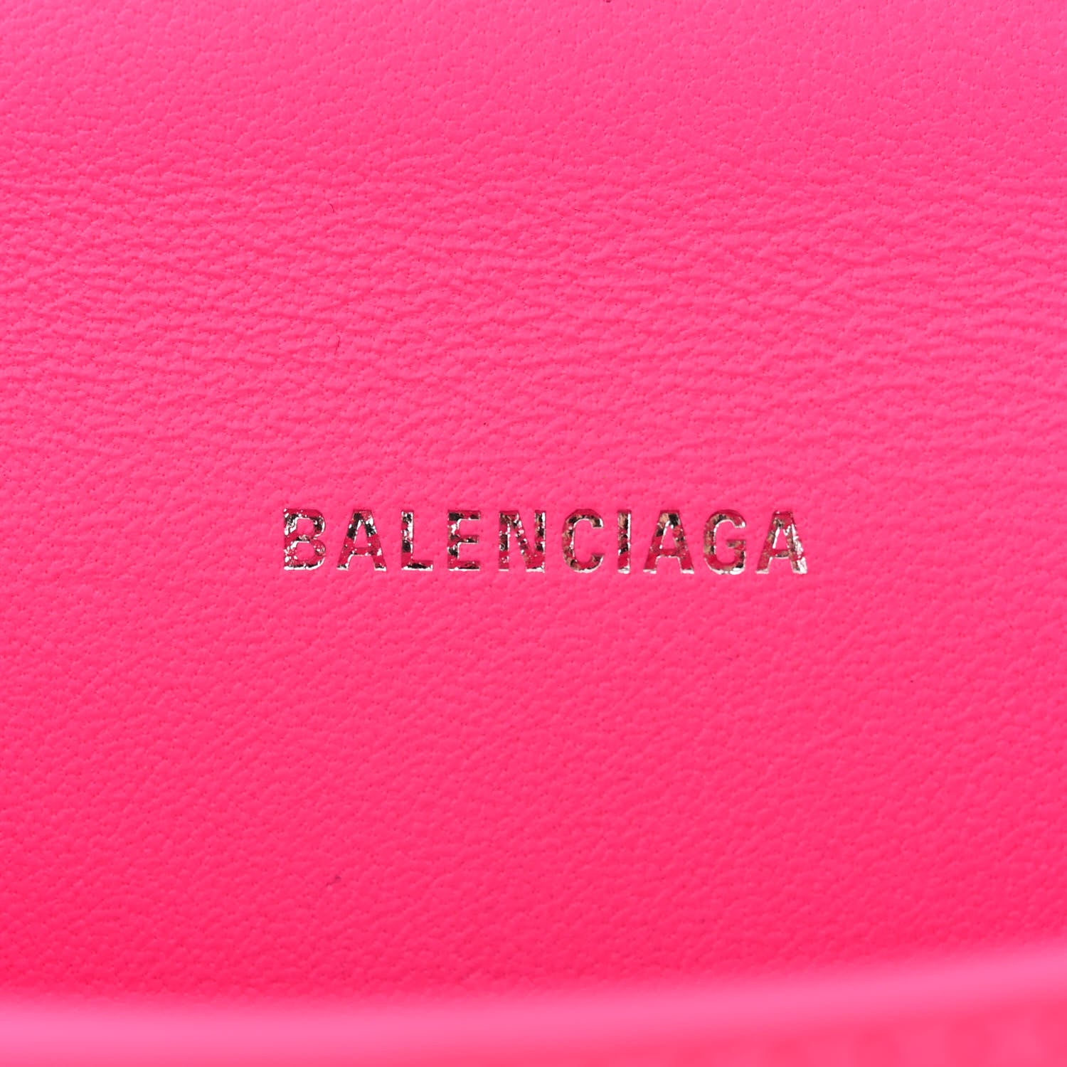 Balenciaga Shiny Box Calfskin Hourglass Top Handle Bag XS Hot Pink 6 of 13