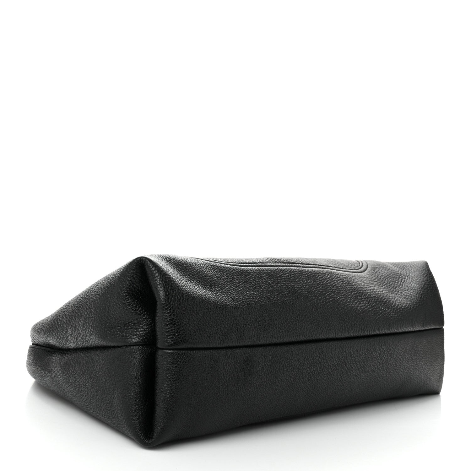 Gucci Grained Calfskin Softbit Maxi Shoulder Bag Black 5 of 10