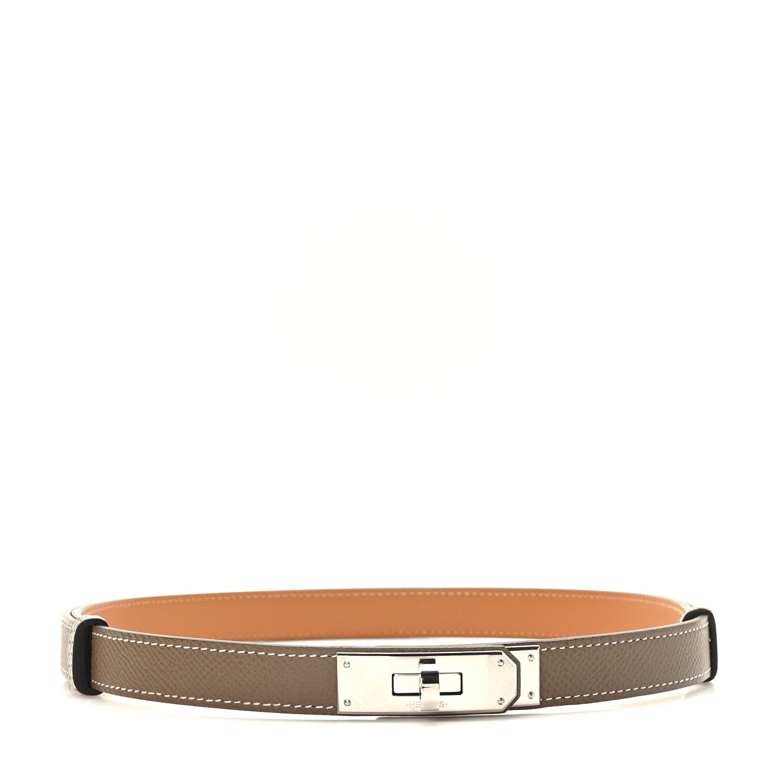 Hermes Epsom Kelly Belt Etoupe 1 of 5