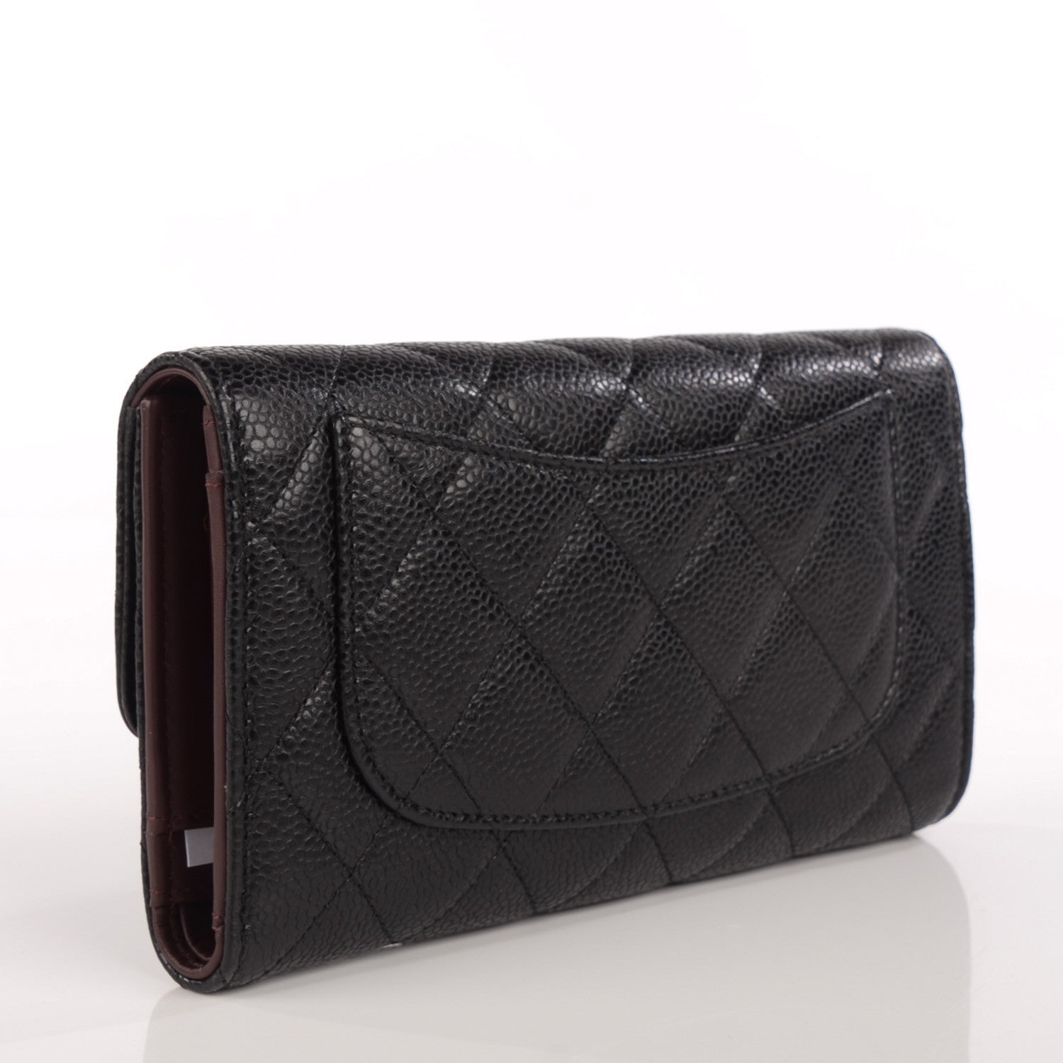Chanel Caviar Quilted Large Flap Wallet Black 3 of 10