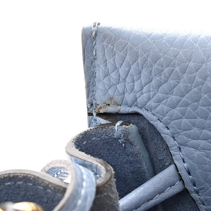 Mulberry Heavy Grain Small Iris Tote Blue 12 of 15