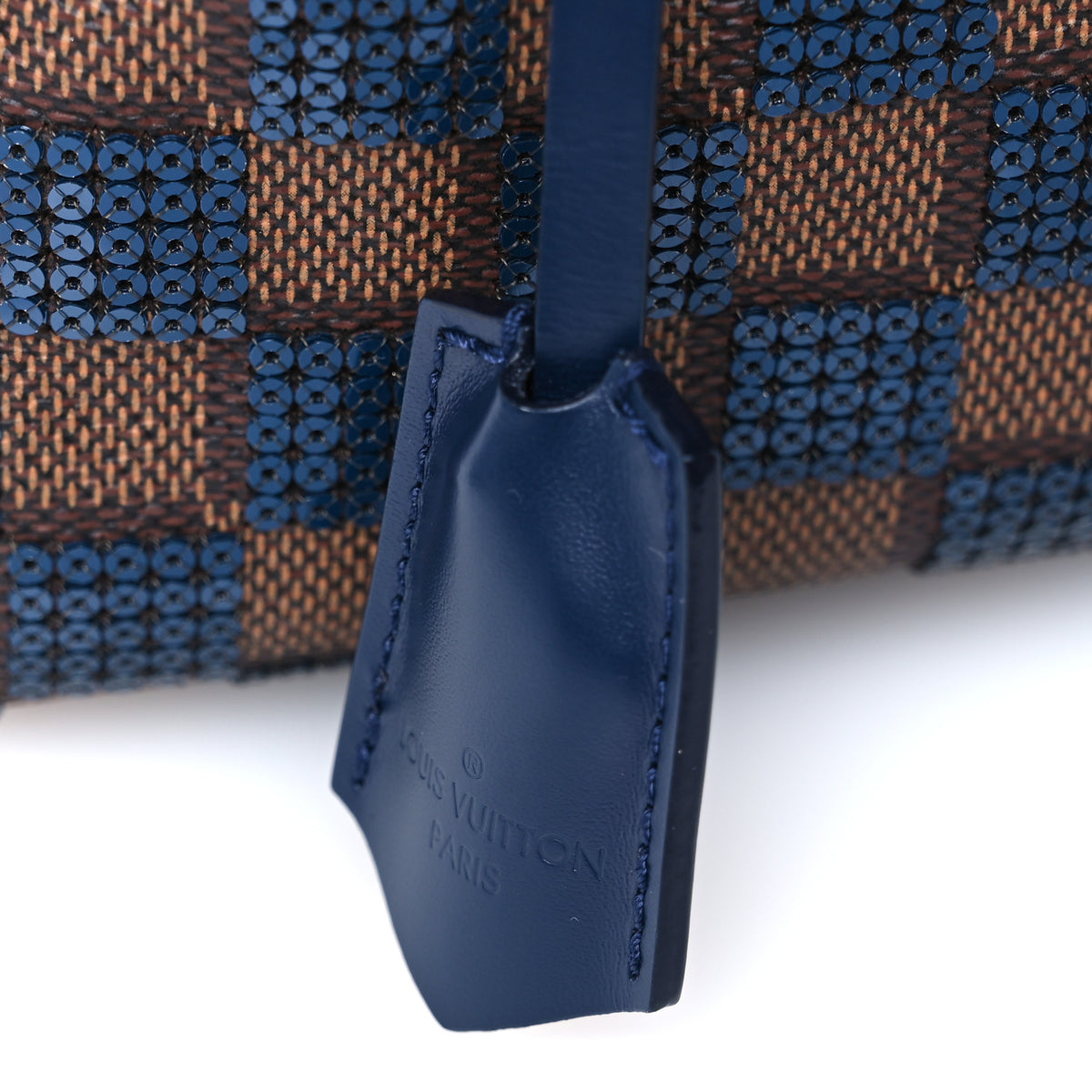 Louis Vuitton Damier Paillettes Speedy 30 Blue 7 of 11