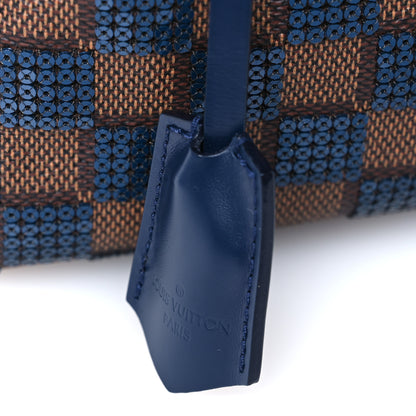 Louis Vuitton Damier Paillettes Speedy 30 Blue 7 of 11