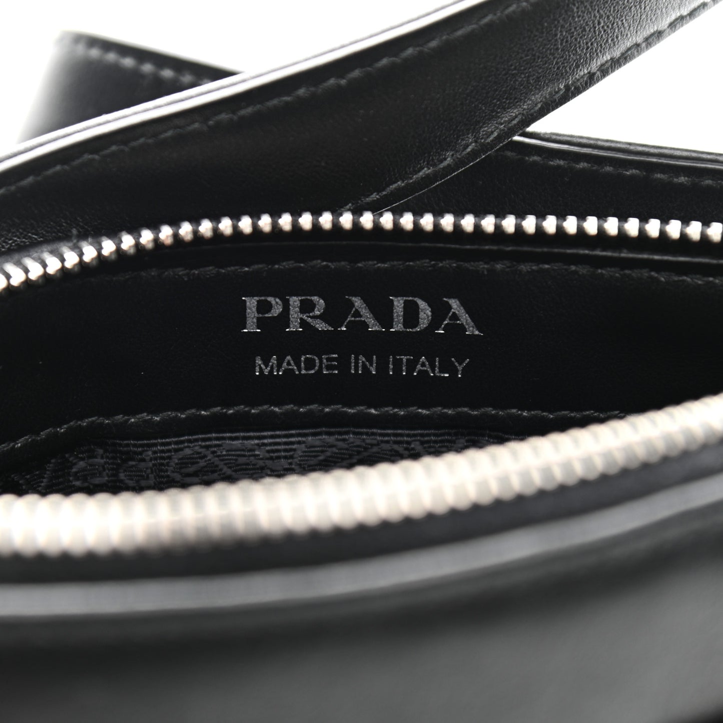 Soft Calfskin Impunture Diagramme Belt Bag Black