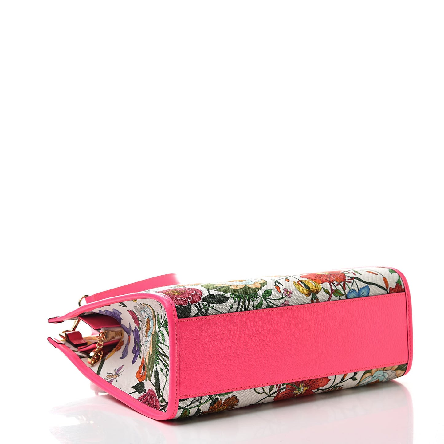 Canvas Medium Flora Tote Fuchsia