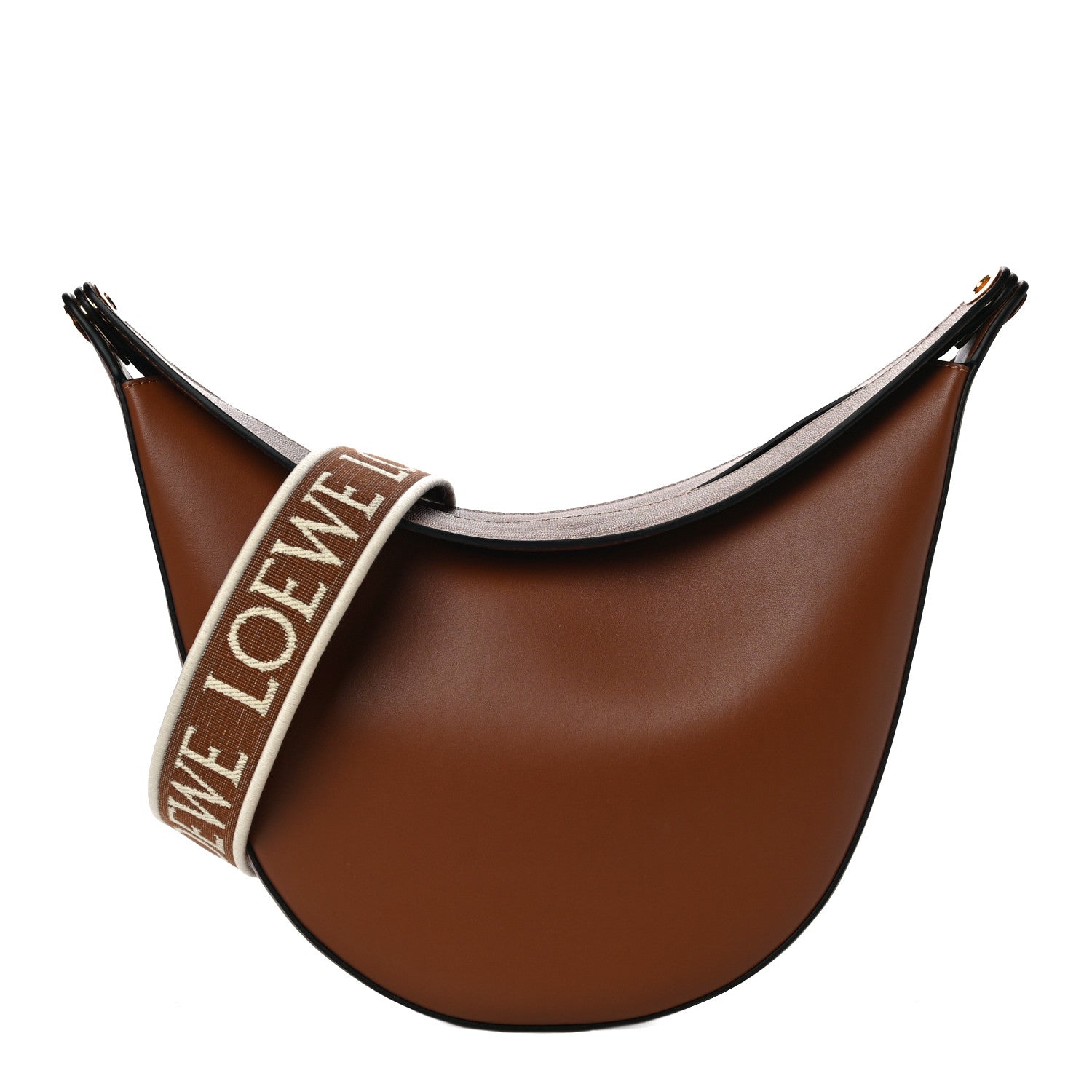 Loewe Satin Calfskin Jacquard Luna Bag Pecan 1 of 9