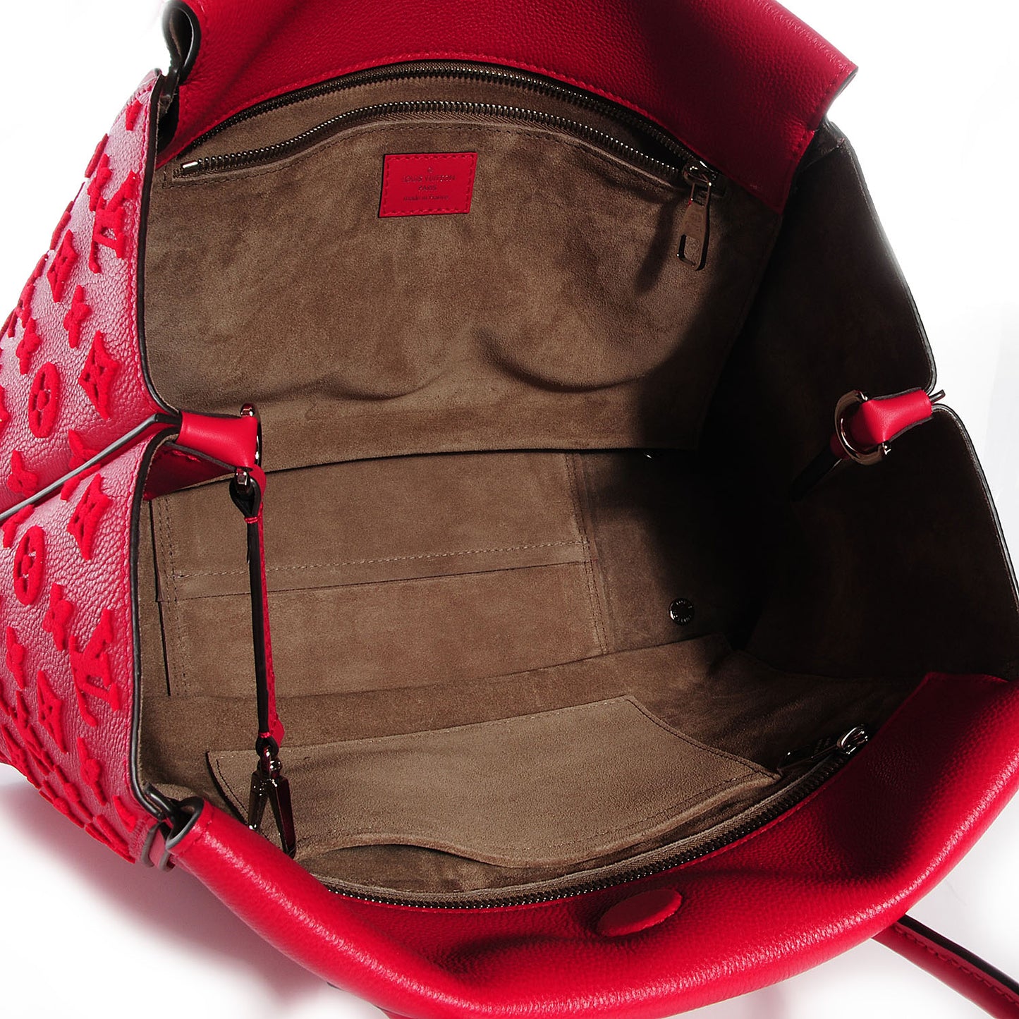 Veau Cachemire Tote W PM Framboise