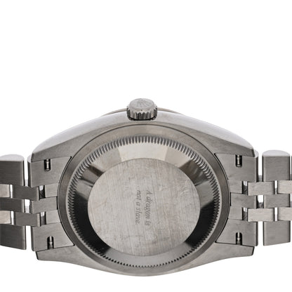 Rolex Stainless Steel 18K White Gold 36mm Oyster Perpetual Datejust Watch Mint Green 126234 4 of 5