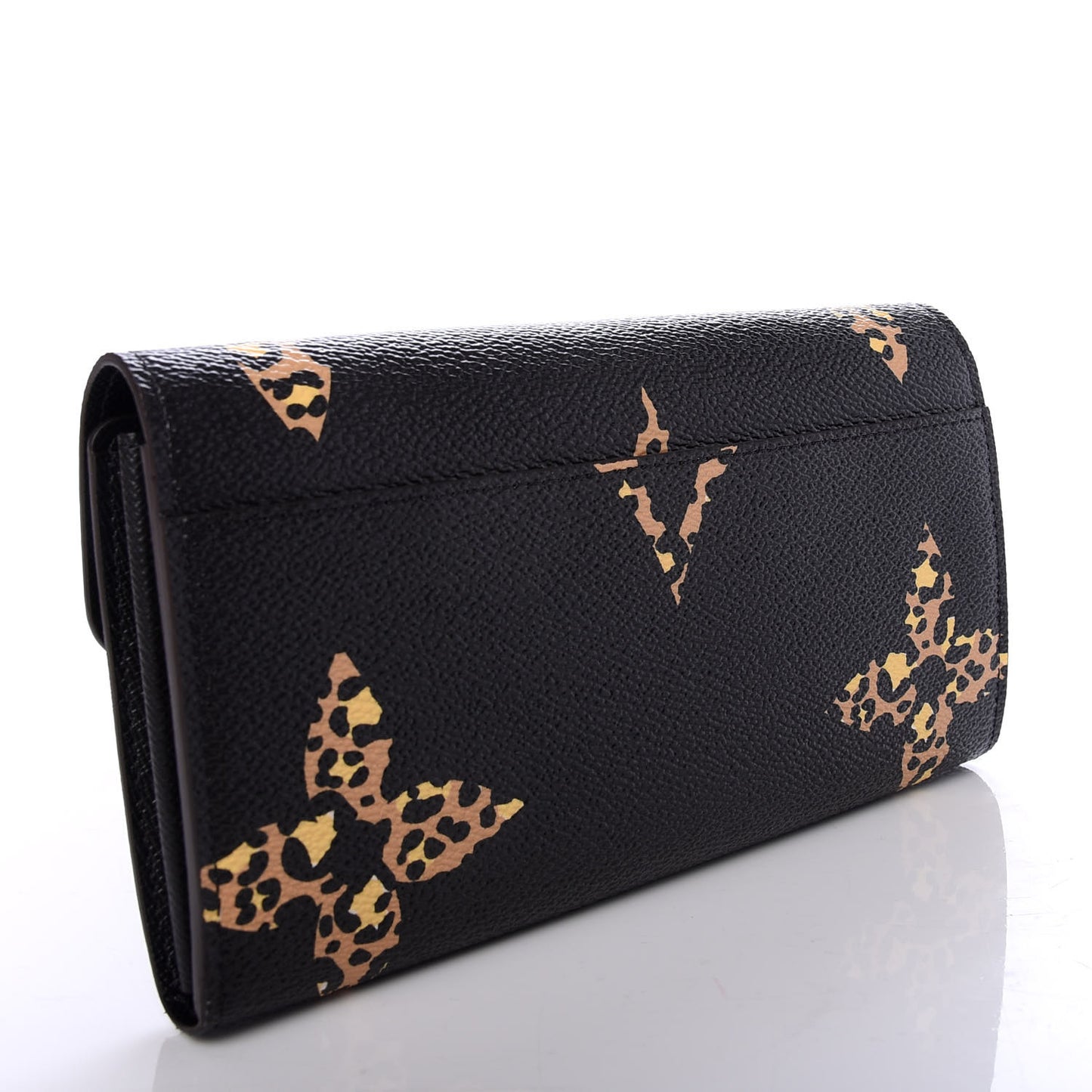 Monogram Giant Jungle Sarah Wallet Black