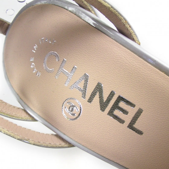 Chanel Patent T-Strap Heels 39 8 of 8
