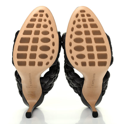 Bottega Veneta Nappa Twisted Padded Intrecciato Curve Slide Sandals 37 Fondant 5 of 10