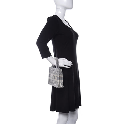 Christian Dior Oblique Mini Book Tote Grey Multicolor 2 of 10