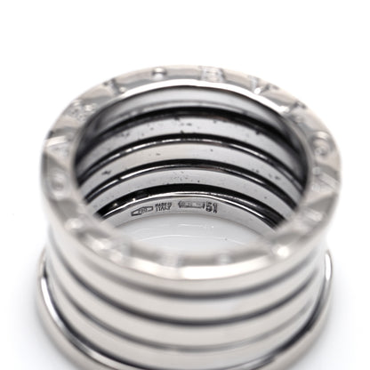 Bulgari 18K White Gold B.Zero1 Five-Band Ring 51 5.75 5 of 5