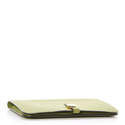Hermes Togo Dogon Duo Wallet Vert Anis 5 of 13