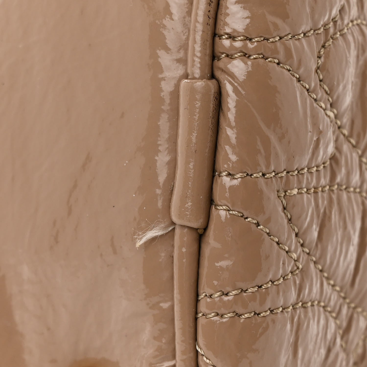 Chanel Vinyl Rodeo Tote Beige 11 of 11