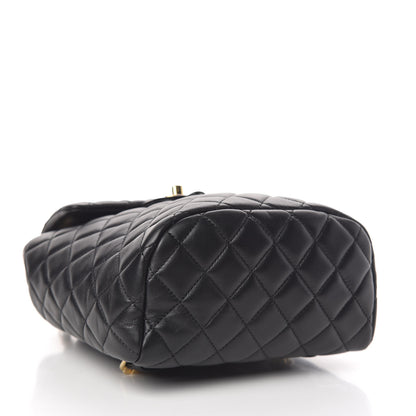 Chanel Lambskin Quilted Mini Urban Spirit Backpack Black 4 of 10