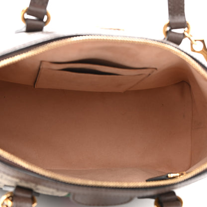 Gucci GG Supreme Monogram Web Medium Ophidia Top Handle Dome Bag Brown 5 of 9