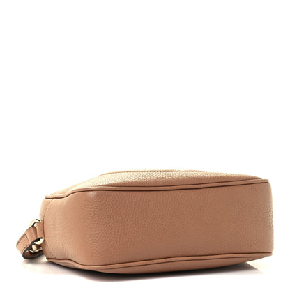 Gucci Pebbled Calfskin Small Soho Disco Bag Camelia 4 of 12