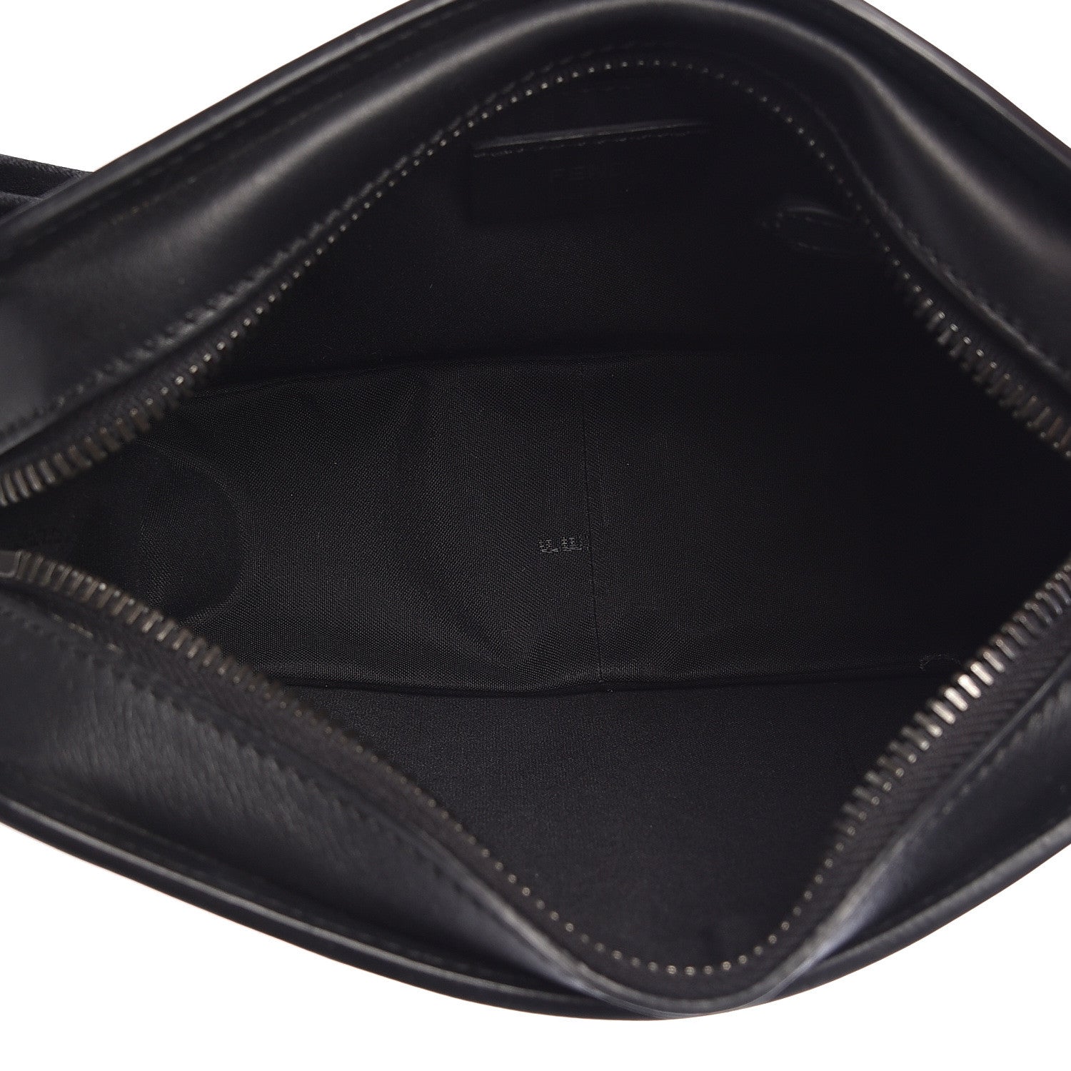 Fendi Vitello Century Grace FF Embossed Shoulder Clutch Black 5 of 11