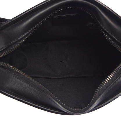 Fendi Vitello Century Grace FF Embossed Shoulder Clutch Black 5 of 11