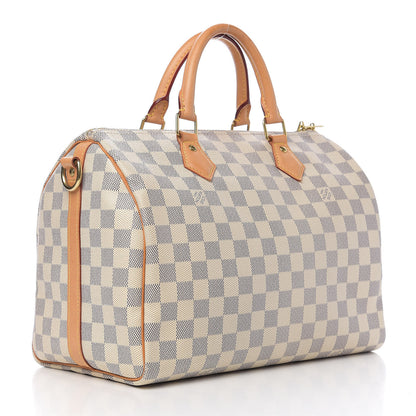 Louis Vuitton Damier Azur Speedy Bandouliere 30 2 of 10
