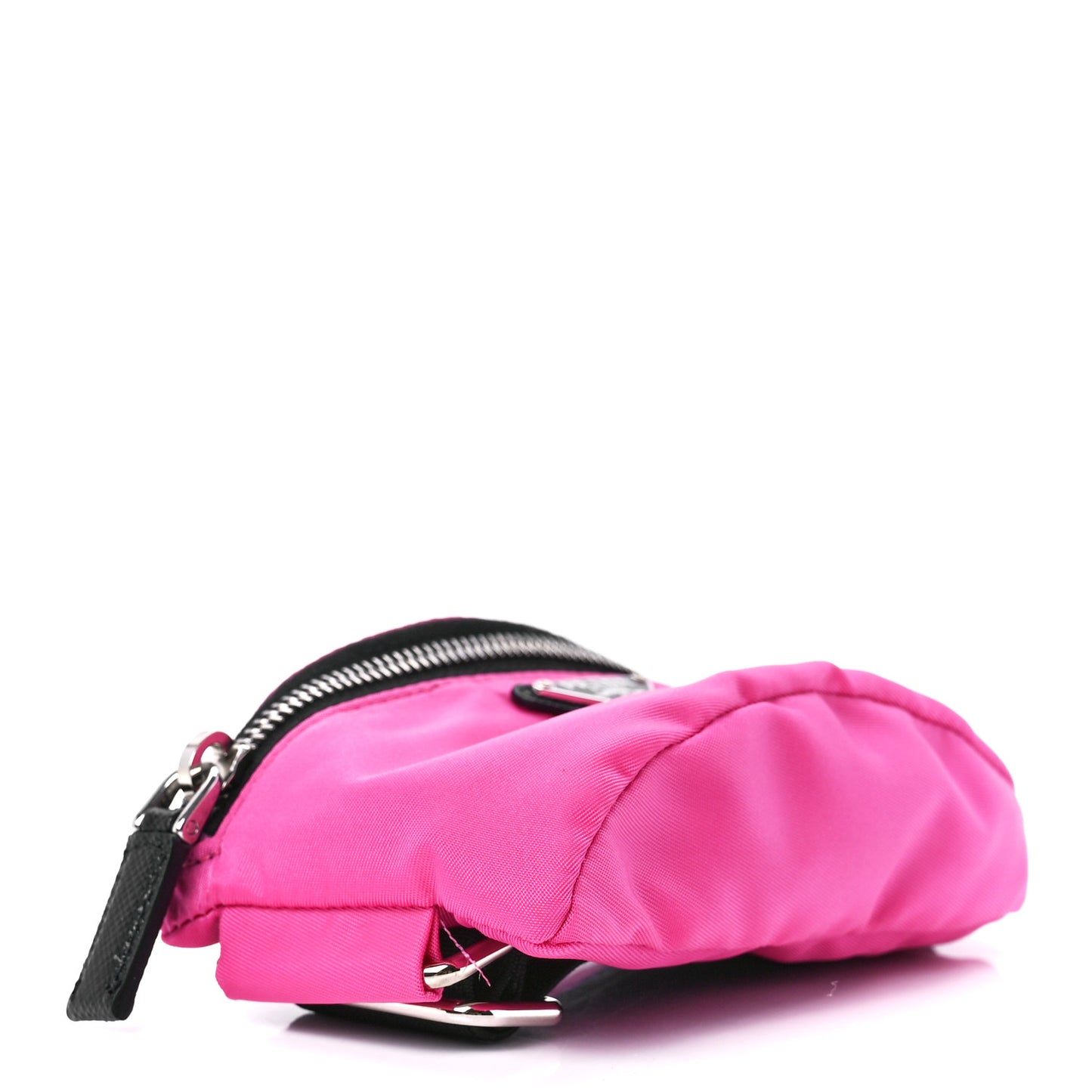 Tessuto Nylon Wrist Pouch Fuxia