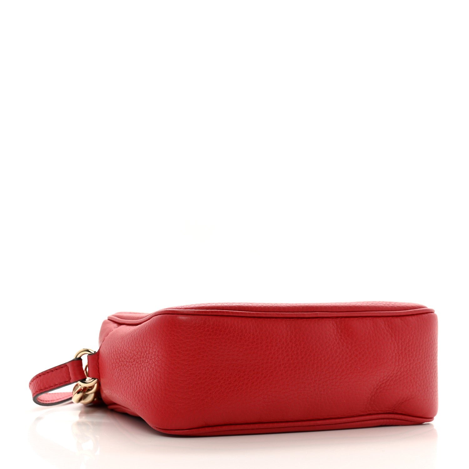 Gucci Pebbled Calfskin Small Soho Disco Bag Tabasco Red 4 of 15