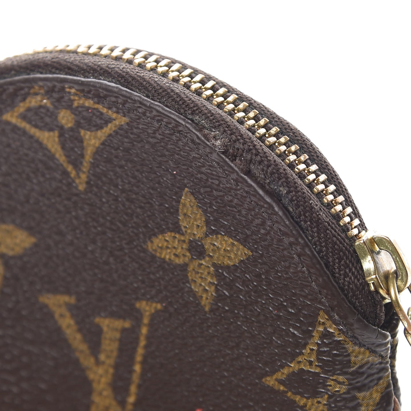 Monogram Round Coin Purse