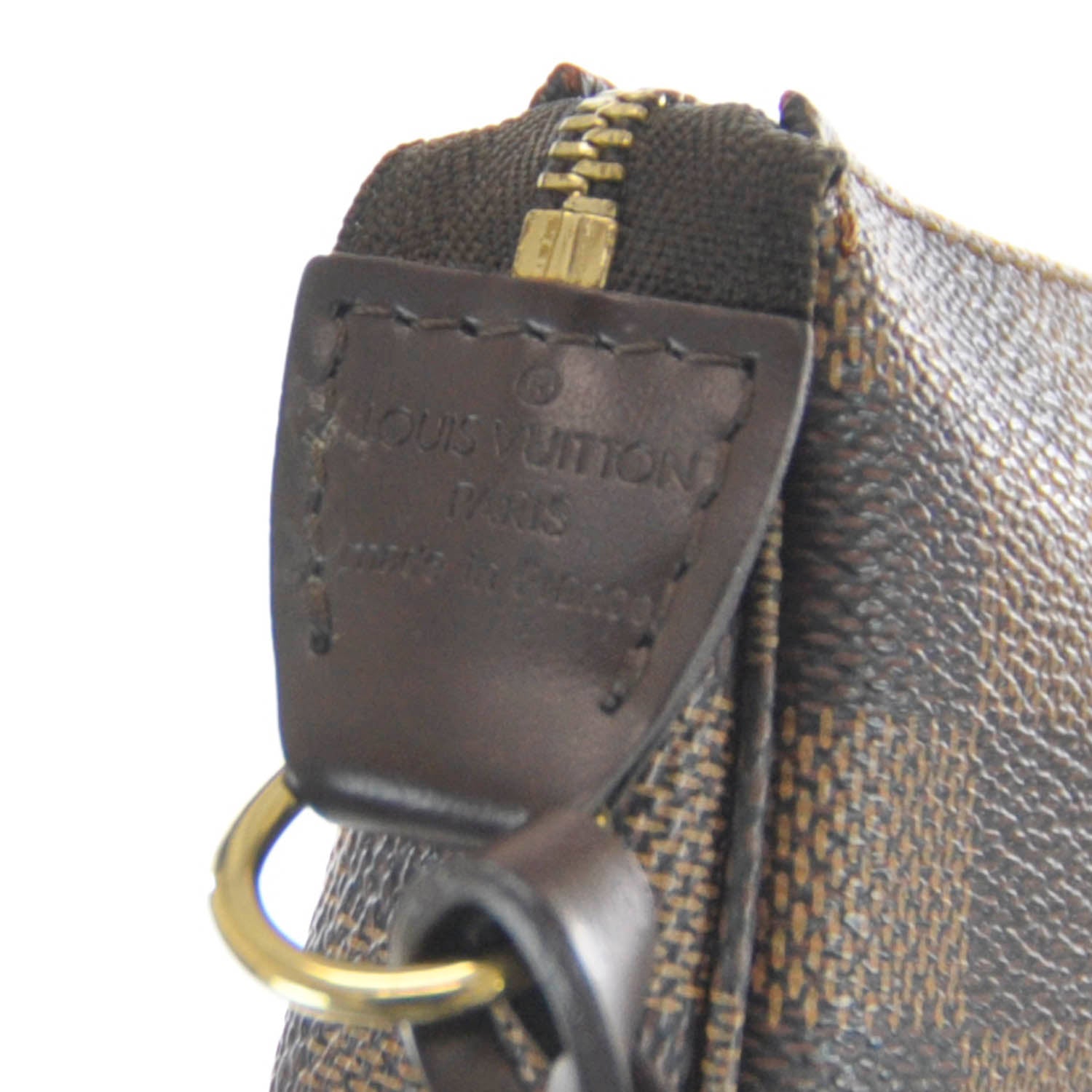 Louis Vuitton Damier Ebene Mini Pochette Accessories Bag 4 of 6