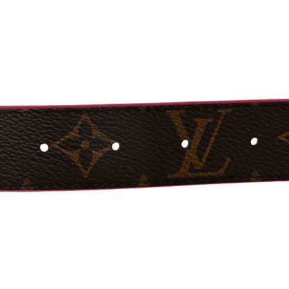 Louis Vuitton Calfskin Monogram 30mm LV Initiales Reversible Belt 90 36 Fuchsia 7 of 8