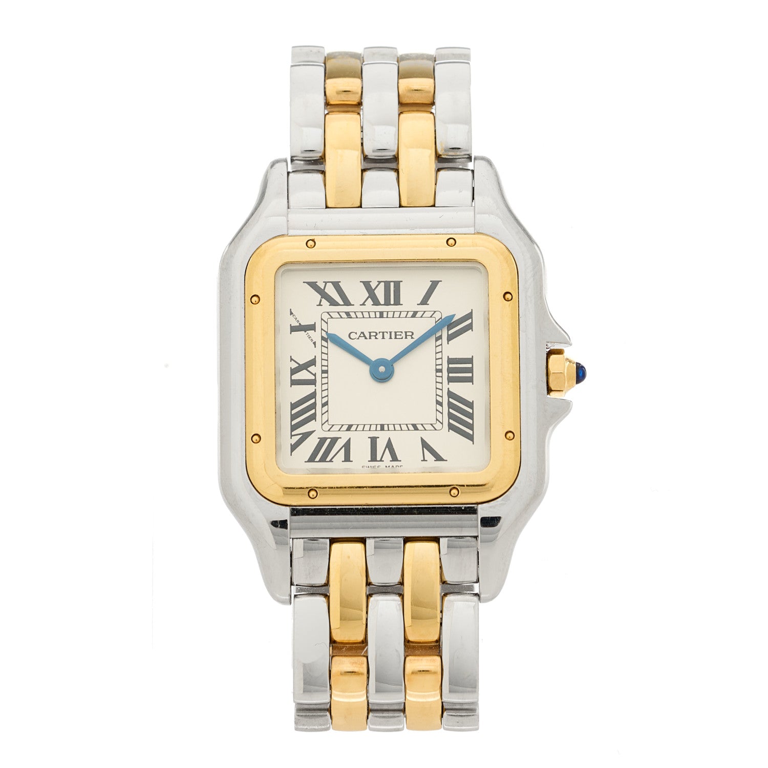Cartier Stainless Steel 18K Yellow Gold 27mm Panthere Quartz Watch 1 of 5