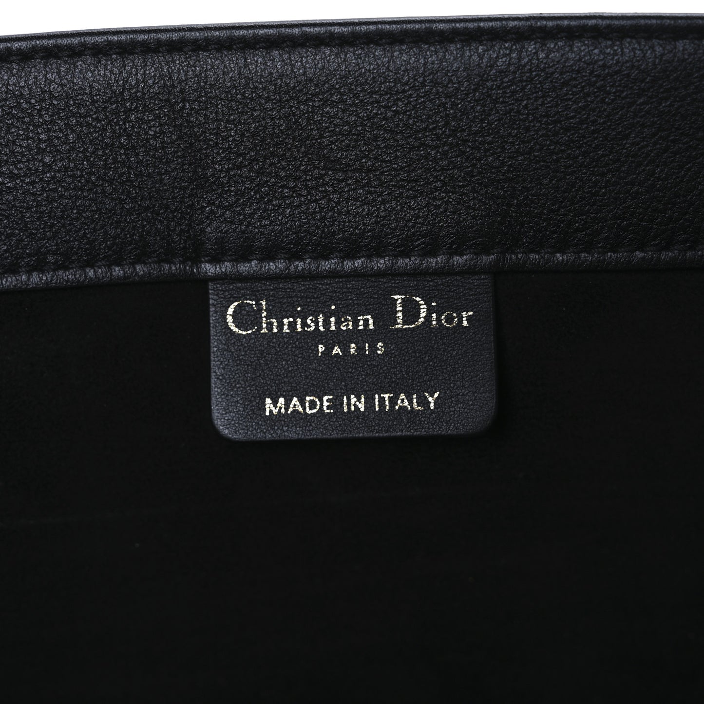 Calfskin Embossed Medium Book Tote Black
