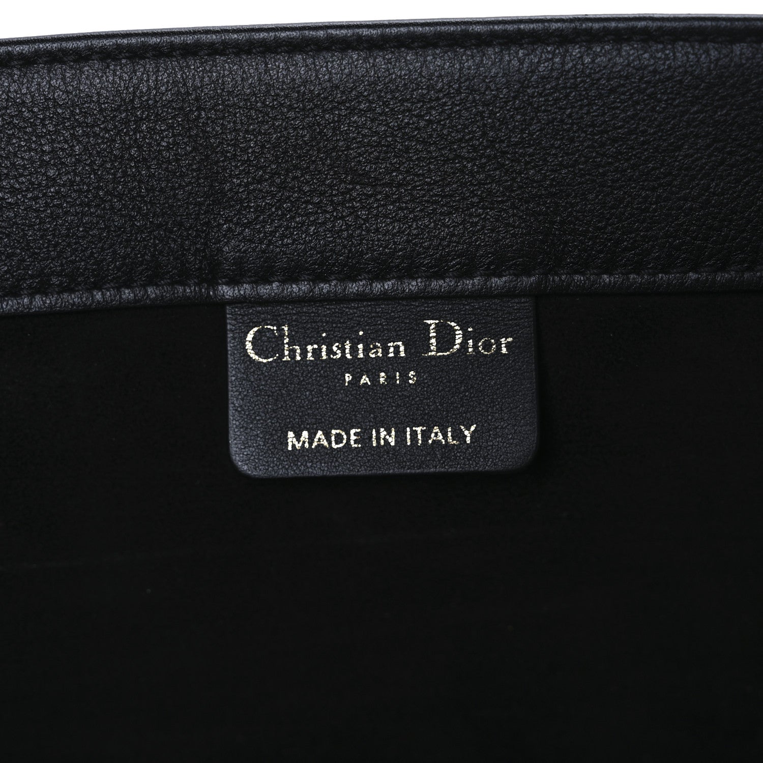 Christian Dior Calfskin Embossed Medium Book Tote Black 6 of 14