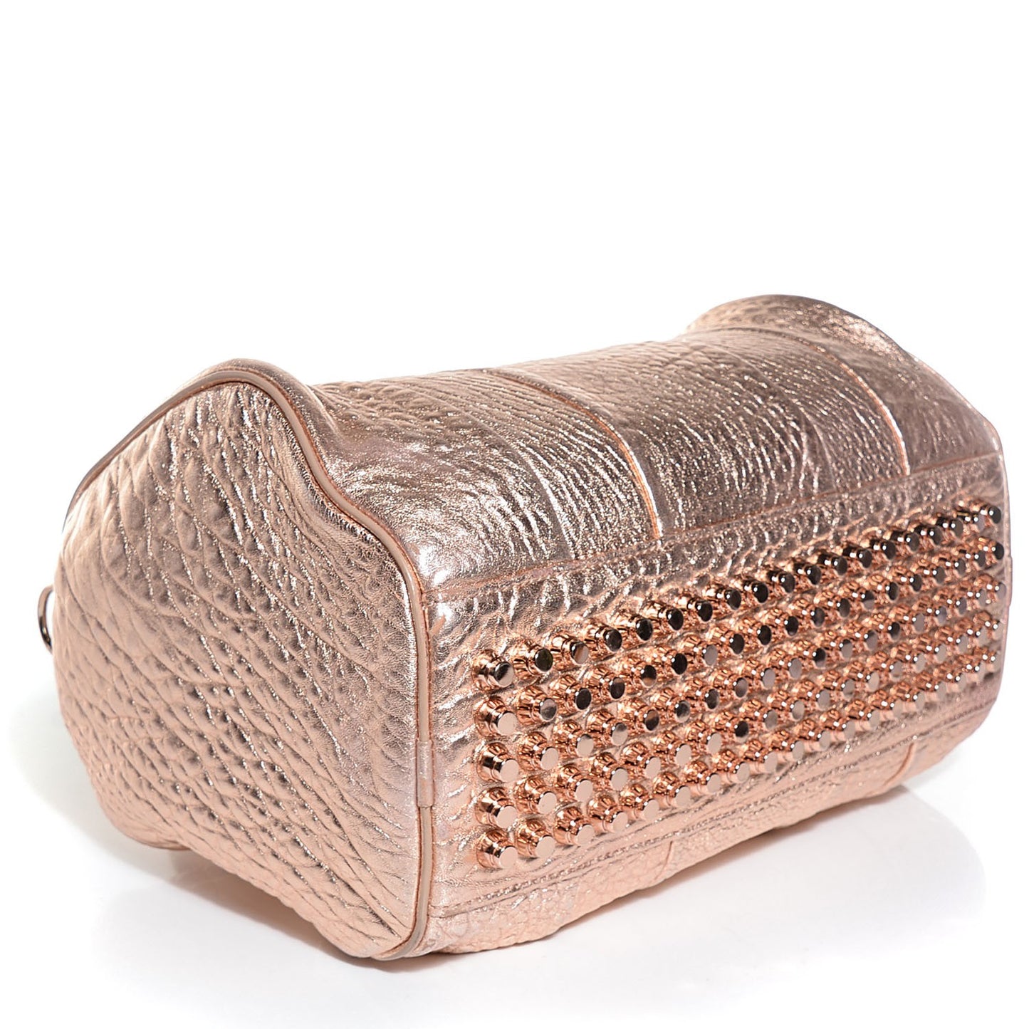 Pebbled Lambskin Rocco Rose Gold Hardware