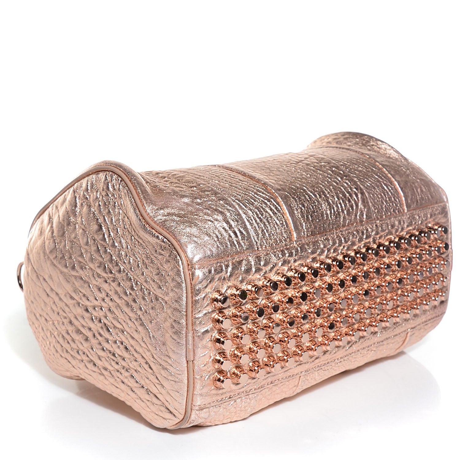 Alexander Wang Pebbled Lambskin Rocco Rose Gold Hardware 4 of 9