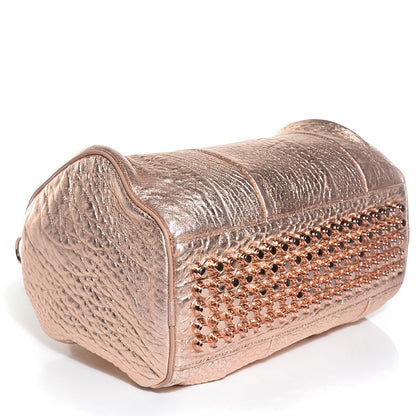 Alexander Wang Pebbled Lambskin Rocco Rose Gold Hardware 4 of 9
