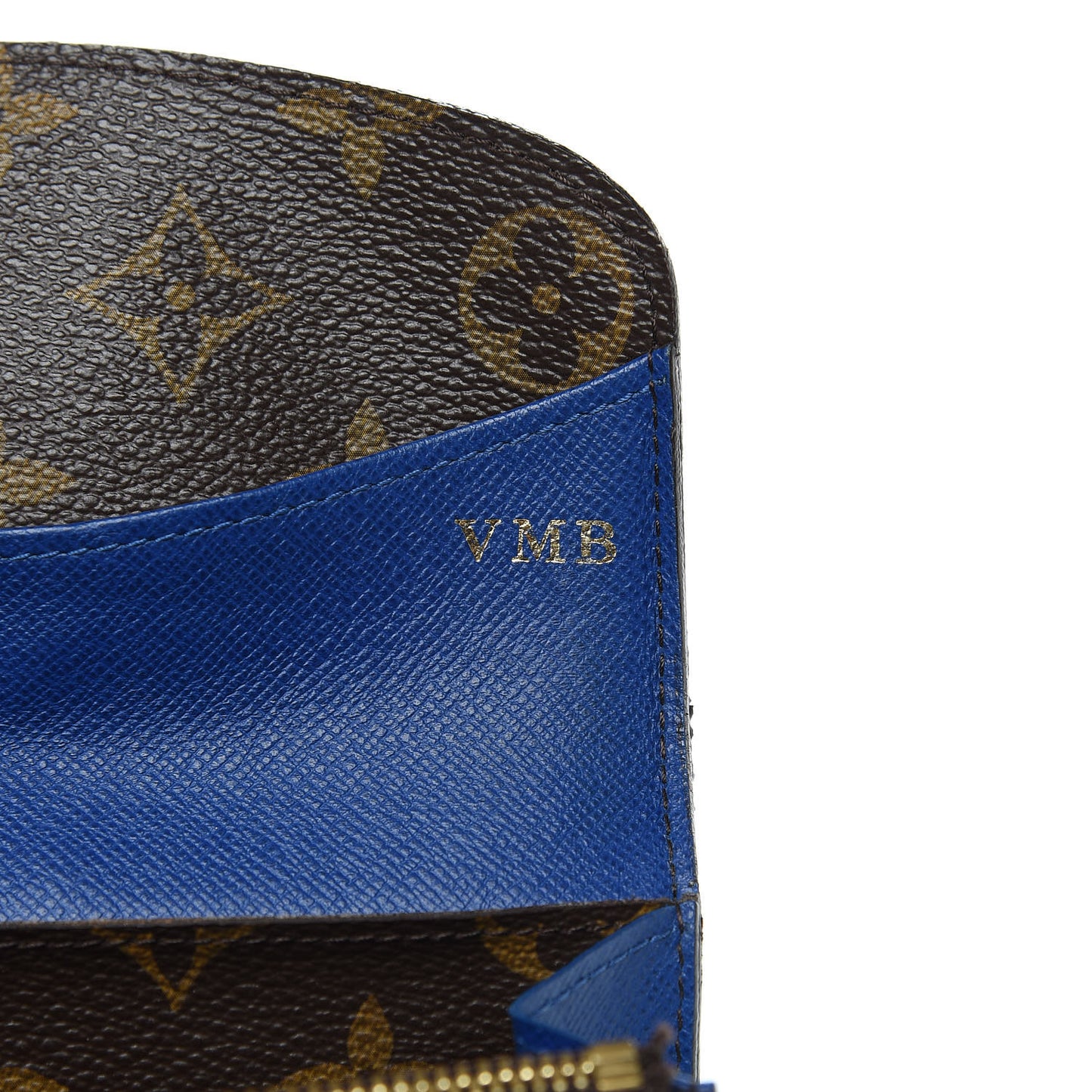 Monogram Emilie Wallet Blue