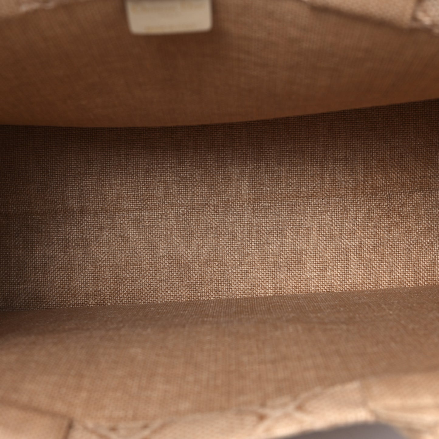 Raffia Cannage Large Book Tote Natural