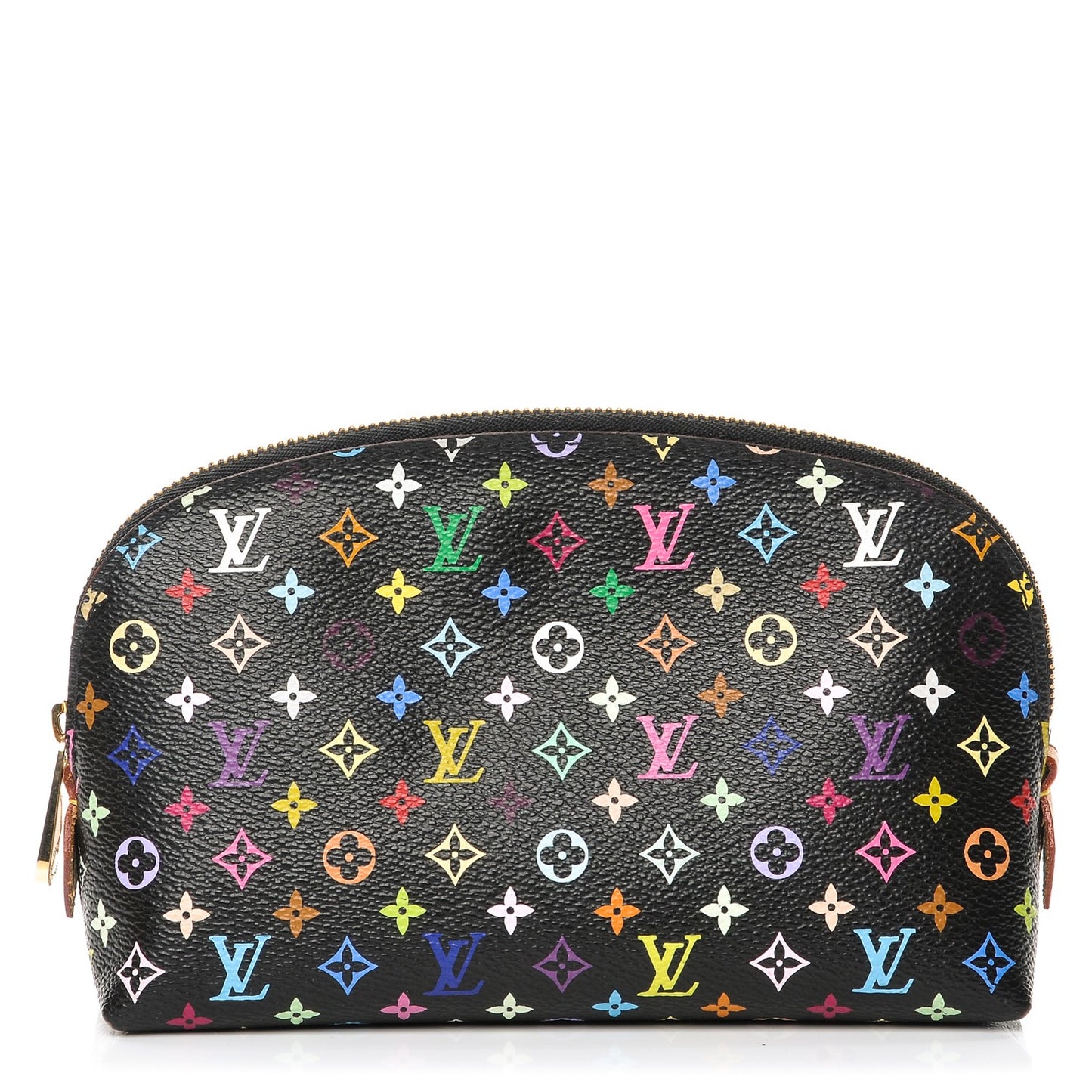 Monogram Multicolor Cosmetic Pouch Black Grenade